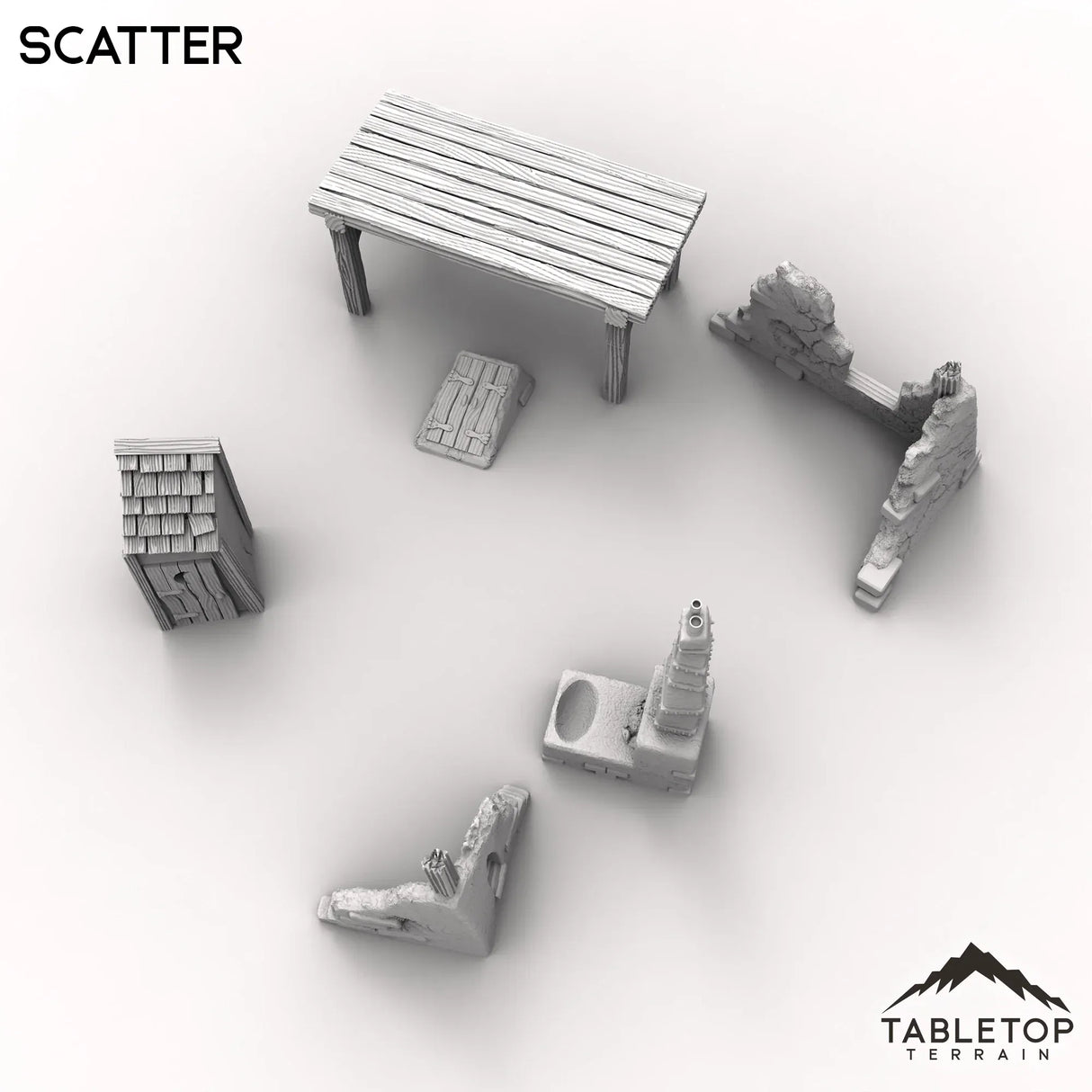 Tabletop Terrain Scatter Terrain Vexed Village - Scatter