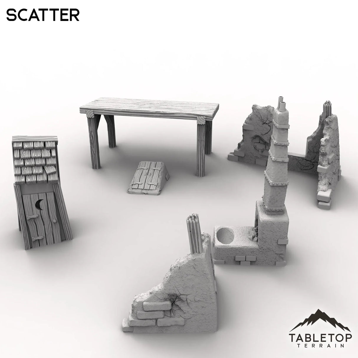 Tabletop Terrain Scatter Terrain Vexed Village - Scatter