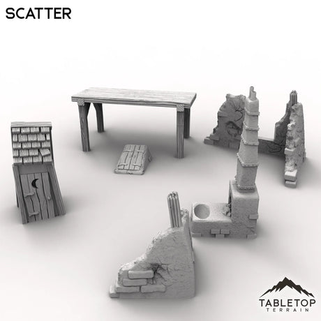 Tabletop Terrain Scatter Terrain Vexed Village - Scatter