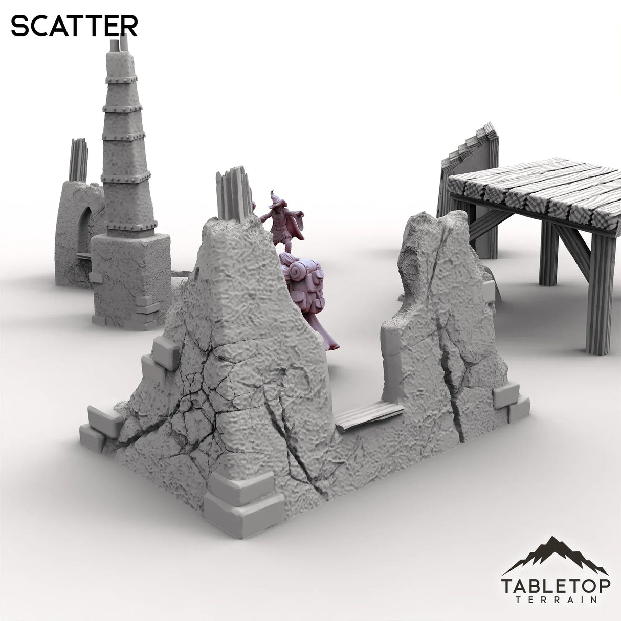 Tabletop Terrain Scatter Terrain Vexed Village - Scatter