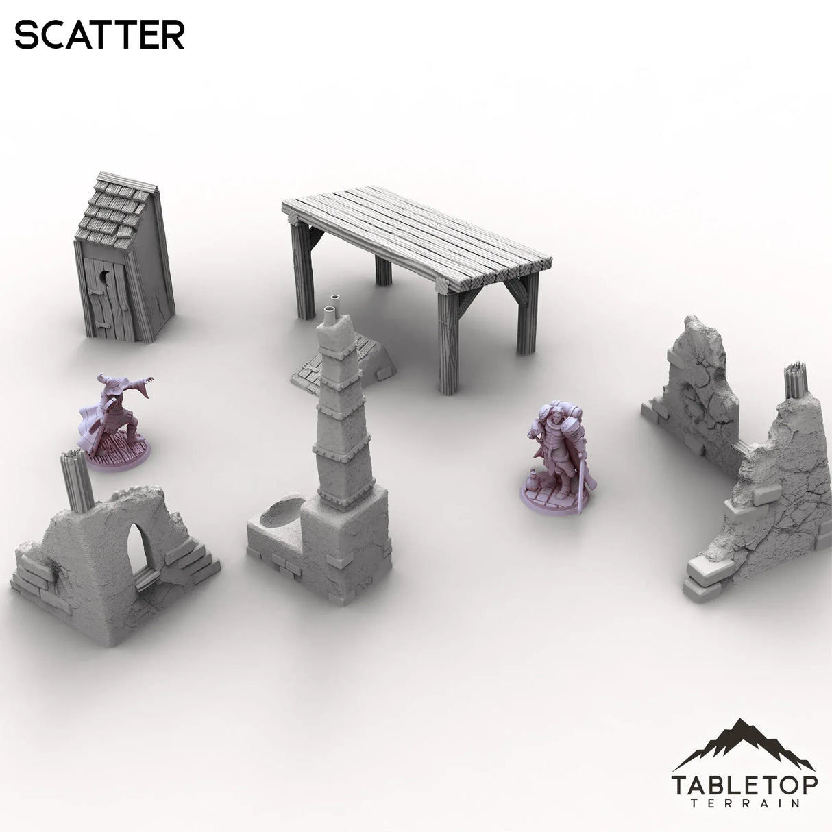 Tabletop Terrain Scatter Terrain Vexed Village - Scatter
