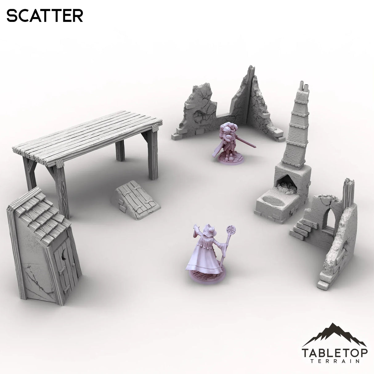 Tabletop Terrain Scatter Terrain Vexed Village - Scatter