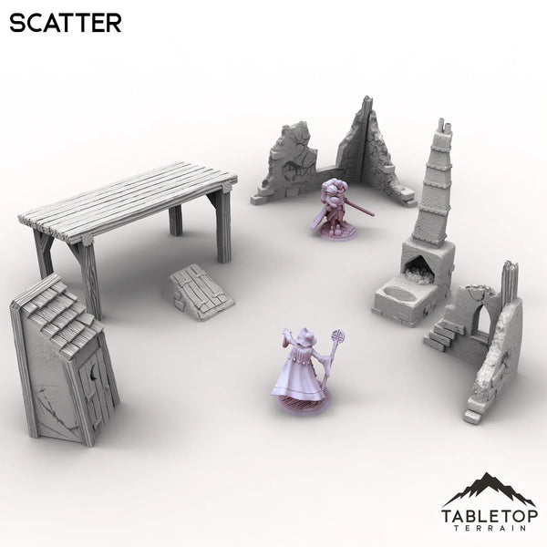 Tabletop Terrain Scatter Terrain Vexed Village - Scatter