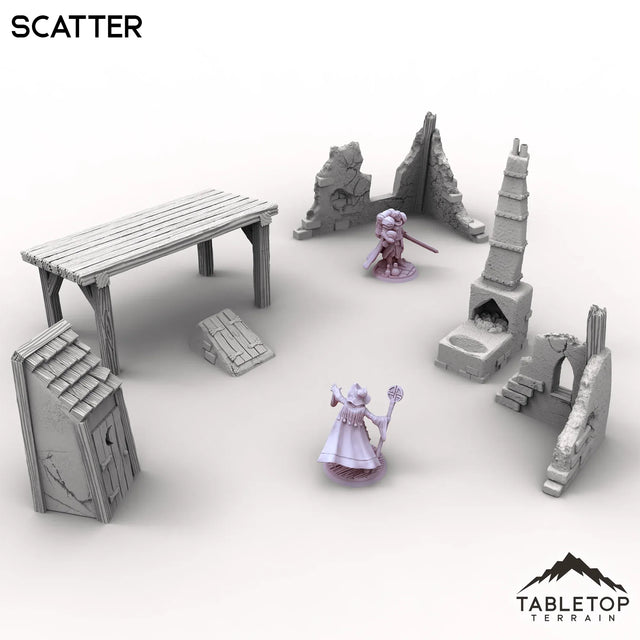 Tabletop Terrain Scatter Terrain Vexed Village - Scatter
