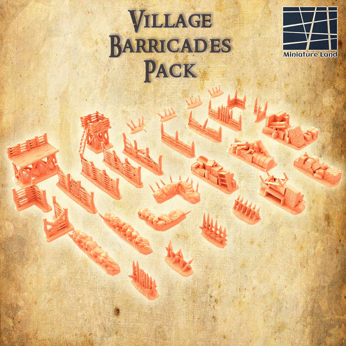 Tabletop Terrain Scatter Terrain Village Barricades