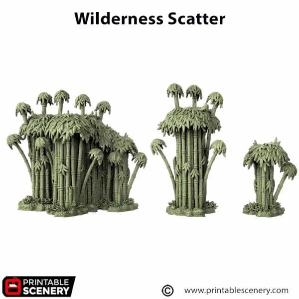 Tabletop Terrain Scatter Terrain Wilderness Scatter - The Gloaming Swamp