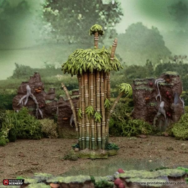 Tabletop Terrain Scatter Terrain Wilderness Scatter - The Gloaming Swamp