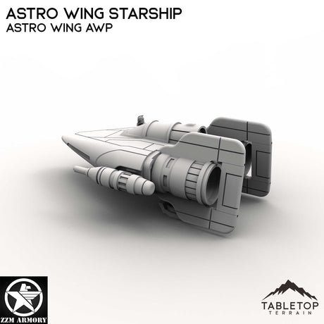 Tabletop Terrain Ship Astro Wing Starship