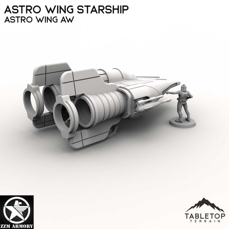 Tabletop Terrain Ship Astro Wing Starship