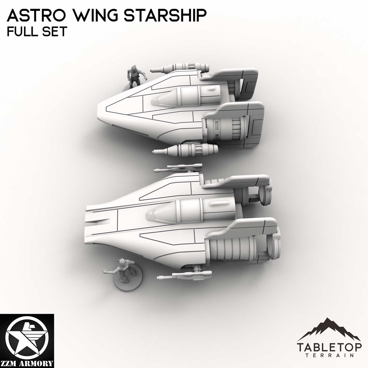 Tabletop Terrain Ship Astro Wing Starship