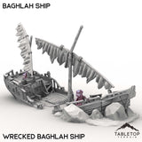 Tabletop Terrain Ship Baghlah Ship