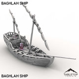 Tabletop Terrain Ship Baghlah Ship