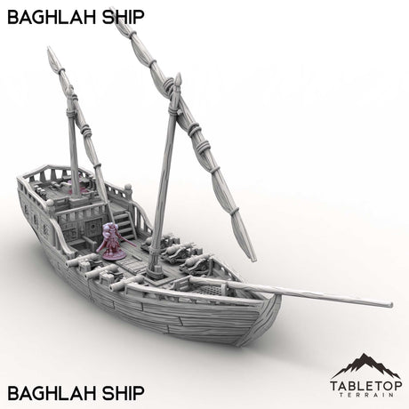 Tabletop Terrain Ship Baghlah Ship