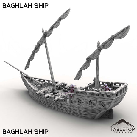 Tabletop Terrain Ship Baghlah Ship