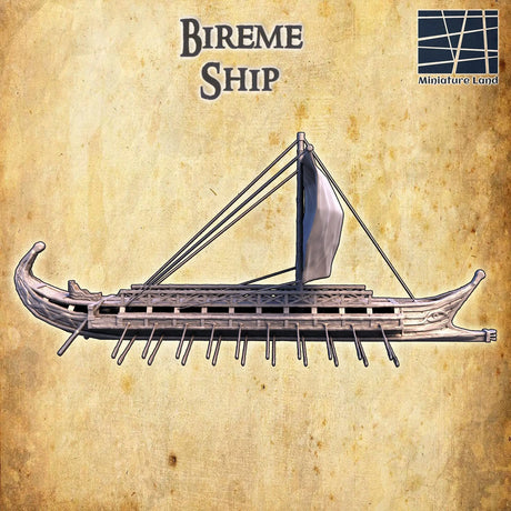 Tabletop Terrain Ship Bireme Ship