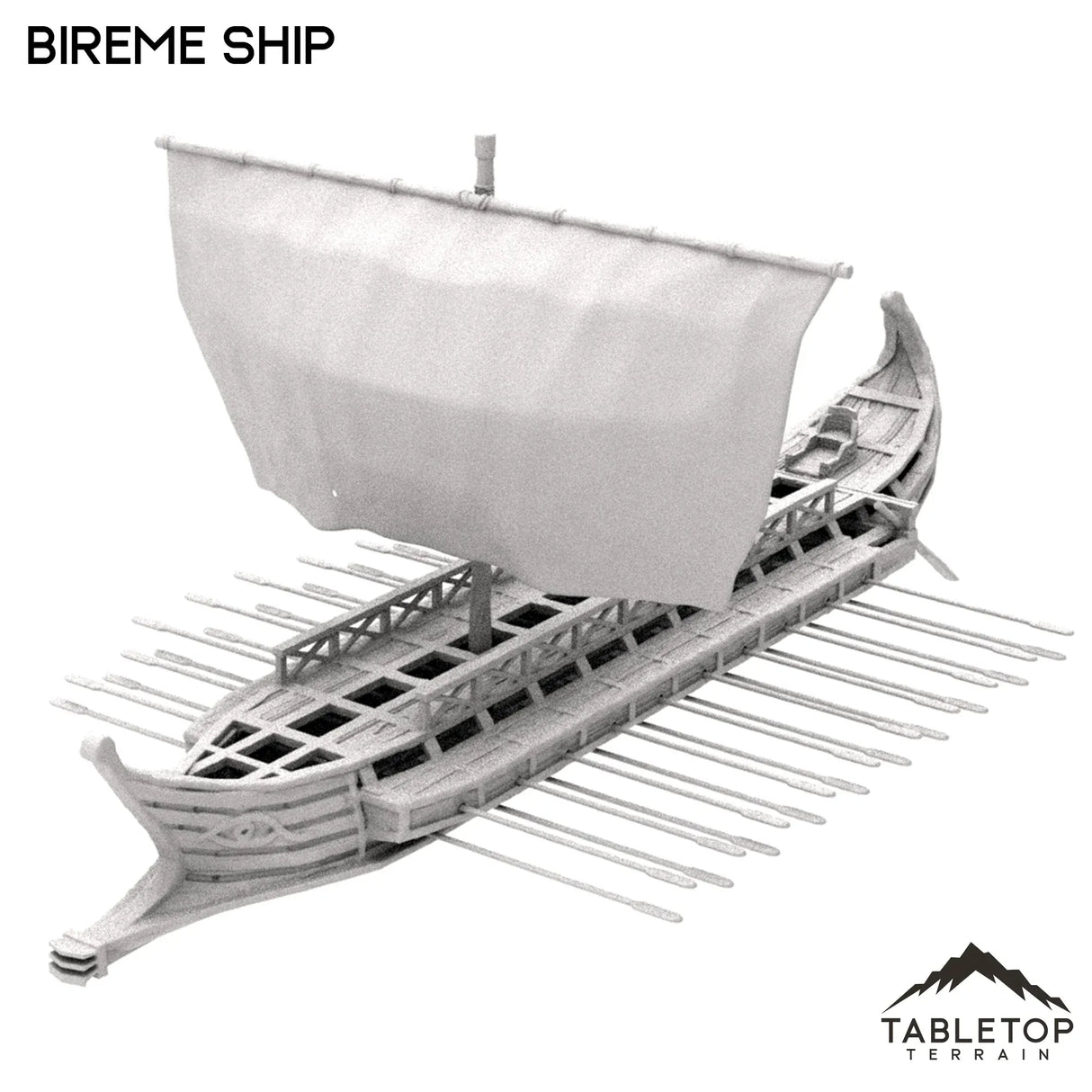 Tabletop Terrain Ship Bireme Ship