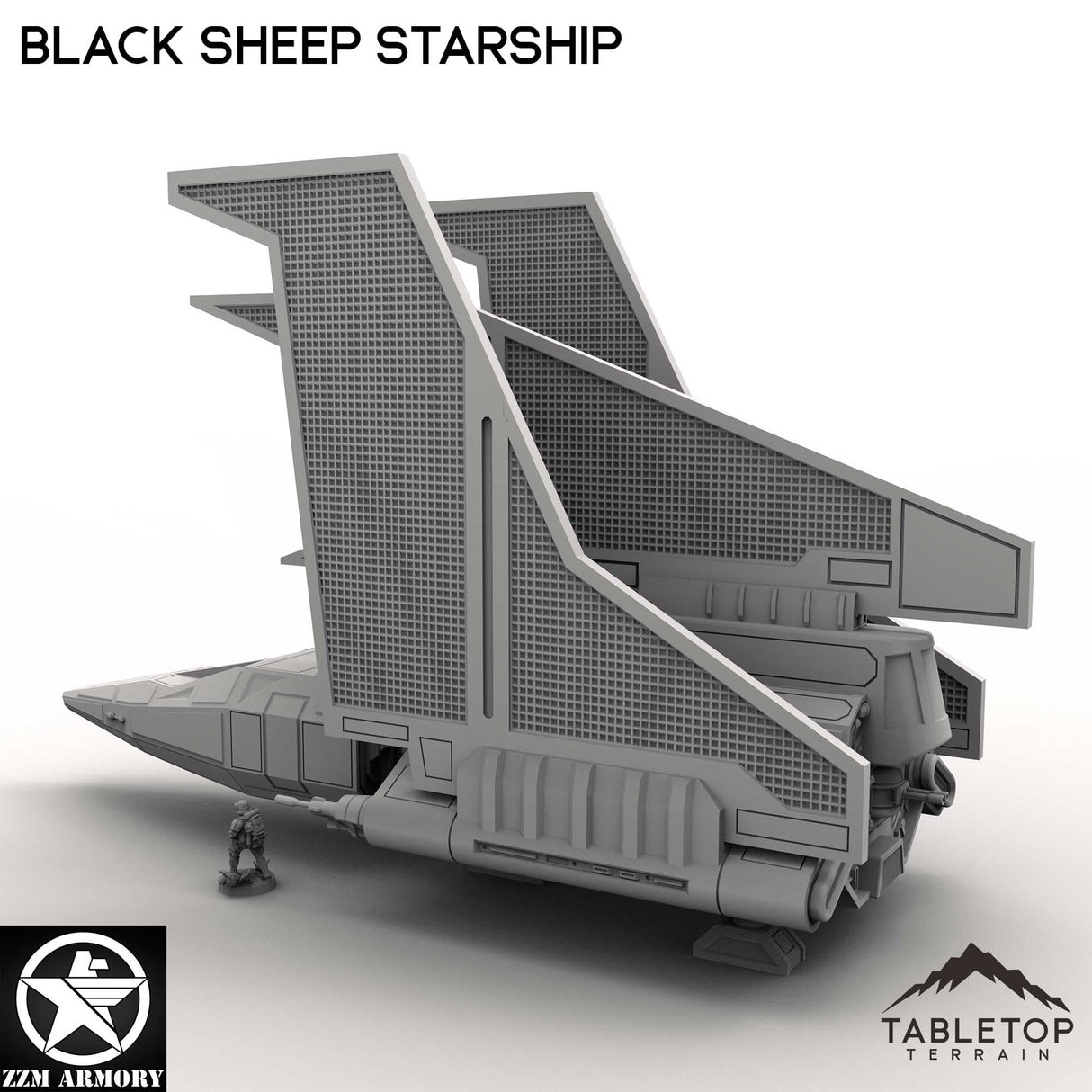 Tabletop Terrain Ship Black Sheep Starship