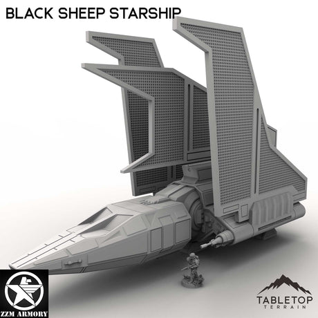 Tabletop Terrain Ship Black Sheep Starship