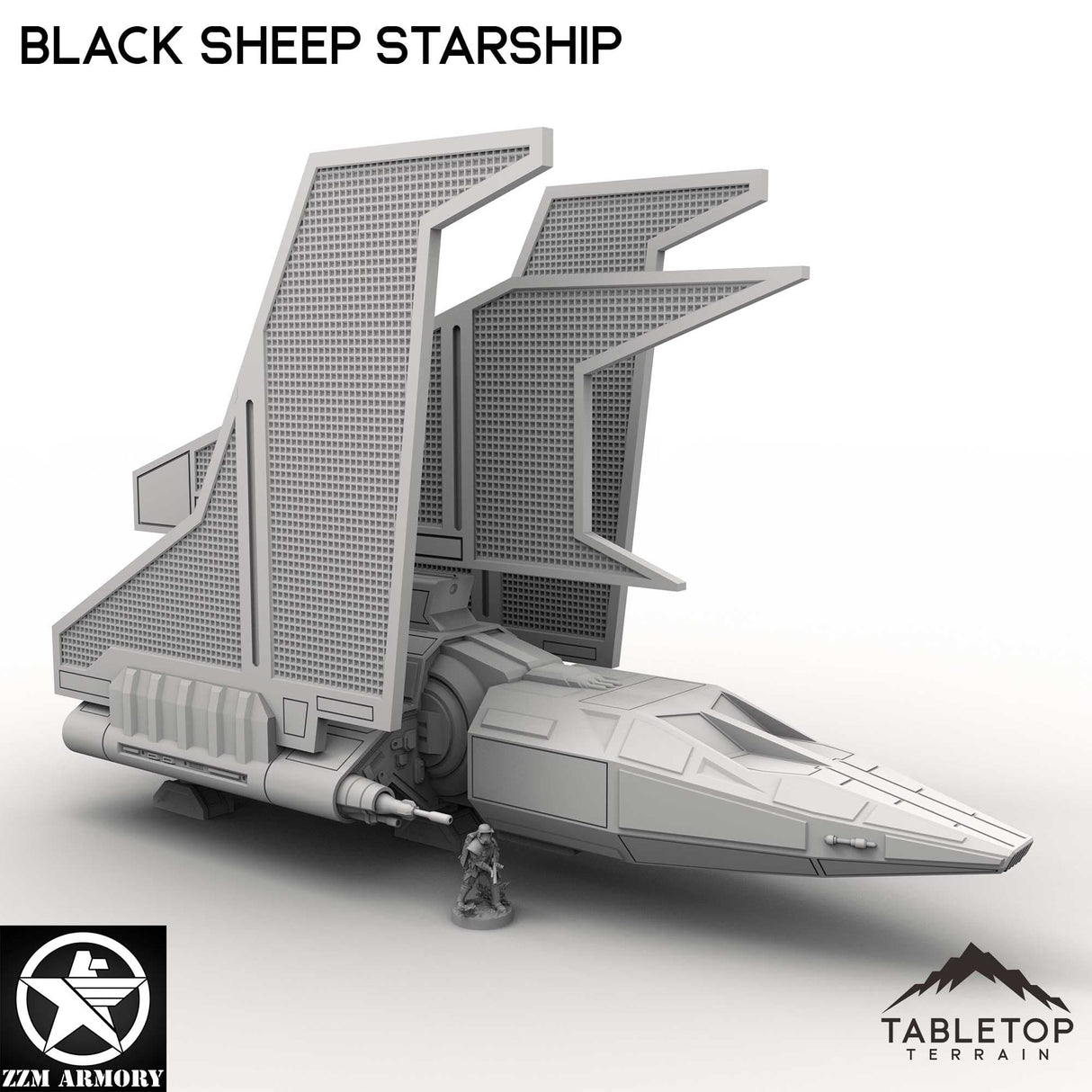 Tabletop Terrain Ship Black Sheep Starship
