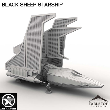 Tabletop Terrain Ship Black Sheep Starship