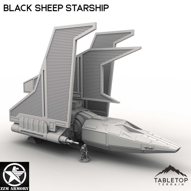 Tabletop Terrain Ship Black Sheep Starship