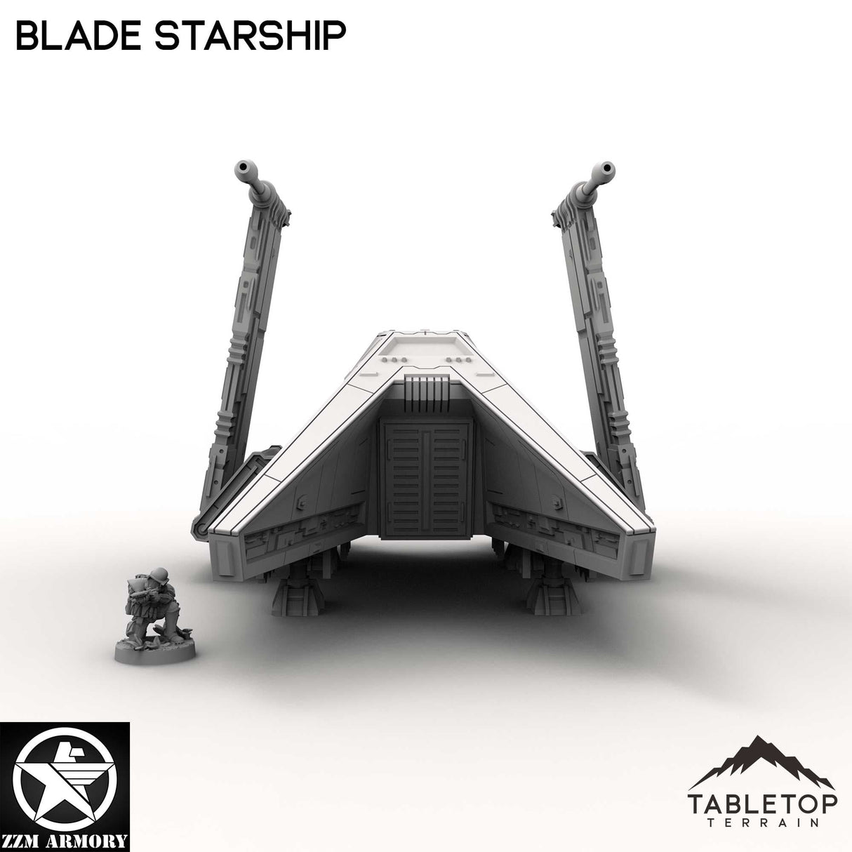 Tabletop Terrain Ship Blade Starship