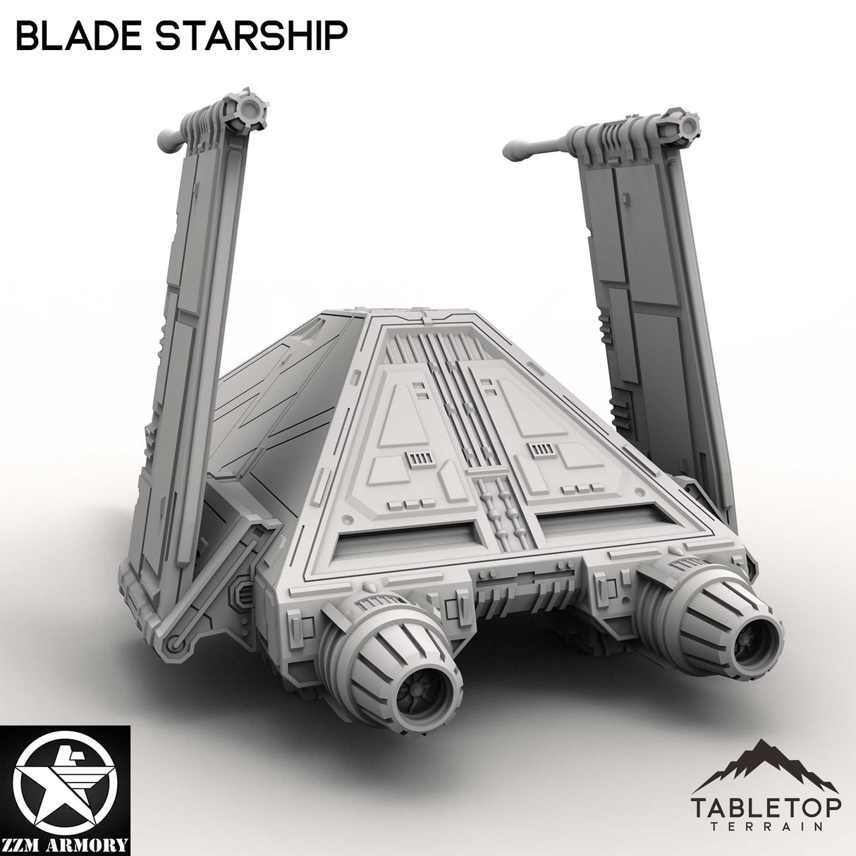 Tabletop Terrain Ship Blade Starship
