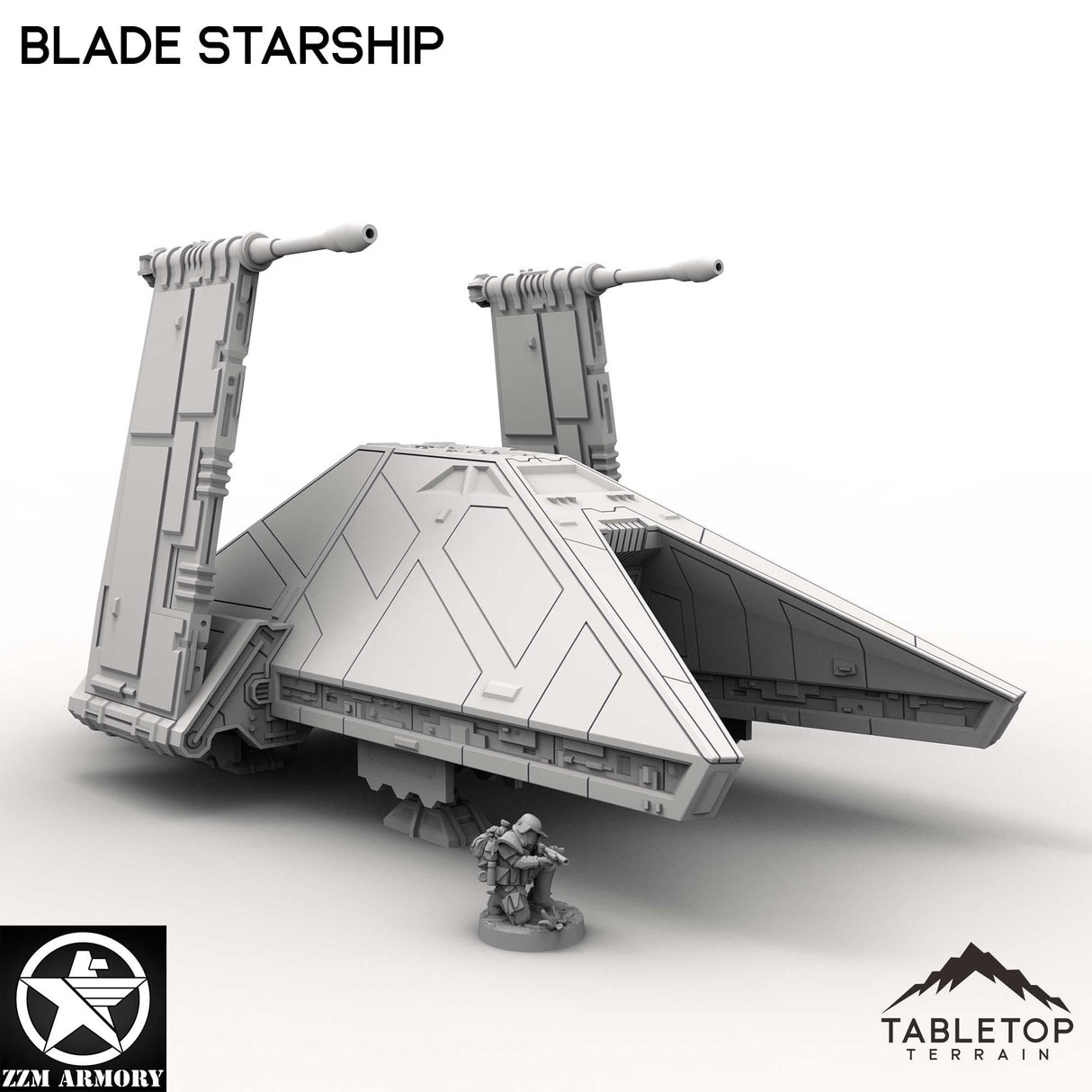 Tabletop Terrain Ship Blade Starship