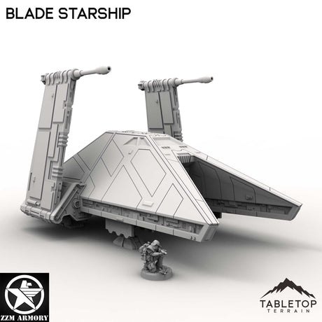 Tabletop Terrain Ship Blade Starship