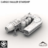Tabletop Terrain Ship Cargo Hauler Starship