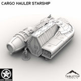 Tabletop Terrain Ship Cargo Hauler Starship