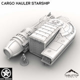 Tabletop Terrain Ship Cargo Hauler Starship