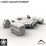 Tabletop Terrain Ship Cargo Hauler Starship