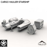 Tabletop Terrain Ship Cargo Hauler Starship