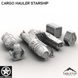 Tabletop Terrain Ship Cargo Hauler Starship