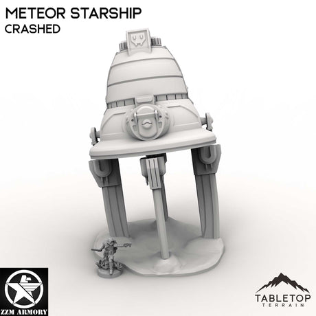 Tabletop Terrain Ship Crashed Meteor Starship