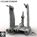 Tabletop Terrain Ship Cyclone Starship