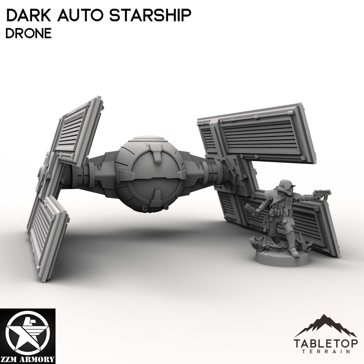 Tabletop Terrain Ship Dark Auto Drone Dark Auto Starship