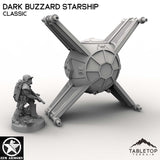 Tabletop Terrain Ship Dark Buzzard Classic Dark Buzzard Starship