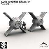 Tabletop Terrain Ship Dark Buzzard Starship