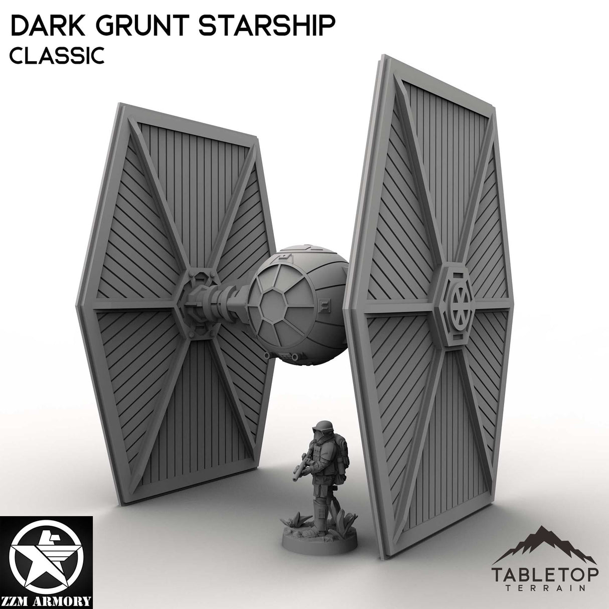 Tabletop Terrain Ship Dark Grunt Starship