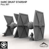 Tabletop Terrain Ship Dark Grunt Starship