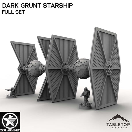 Tabletop Terrain Ship Dark Grunt Starship