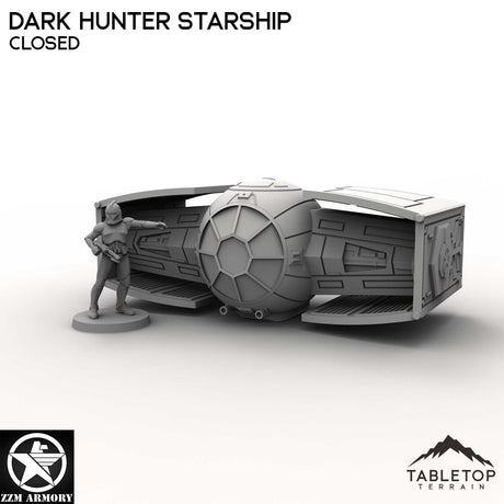 Tabletop Terrain Ship Dark Hunter Closed Dark Hunter Starship