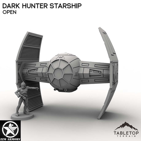 Tabletop Terrain Ship Dark Hunter Open Dark Hunter Starship