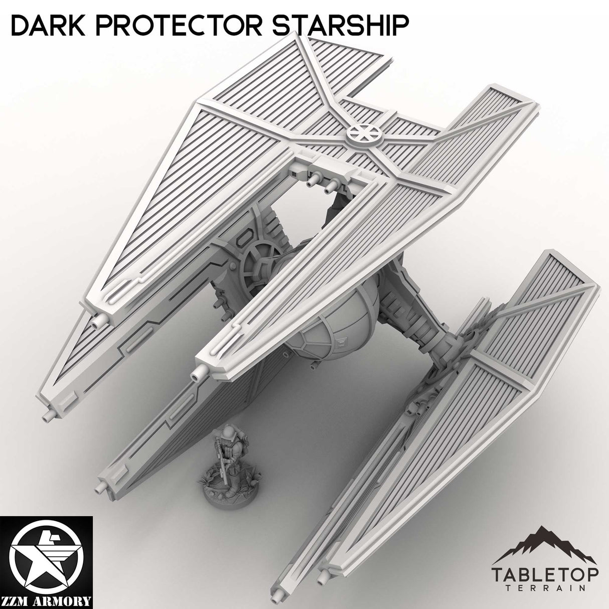 Tabletop Terrain Ship Dark Protector Starship