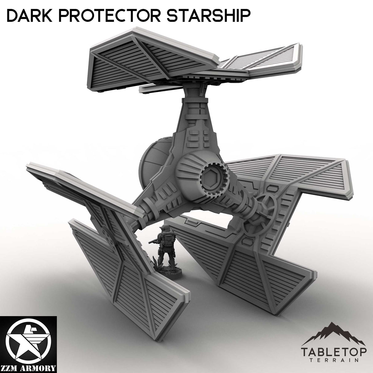 Tabletop Terrain Ship Dark Protector Starship