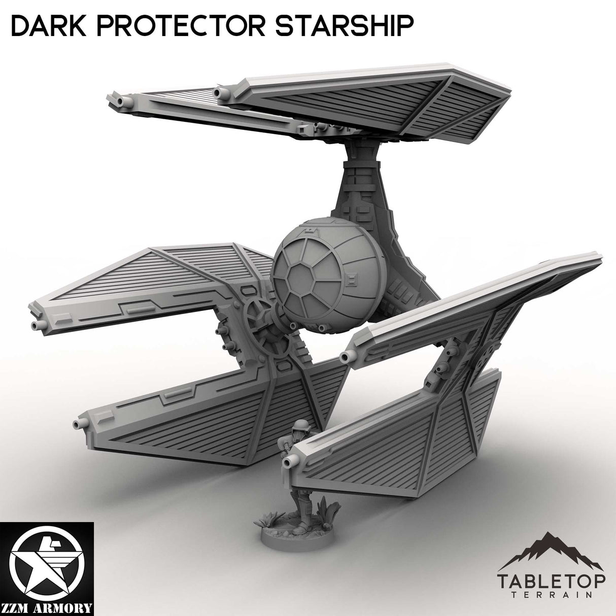 Tabletop Terrain Ship Dark Protector Starship