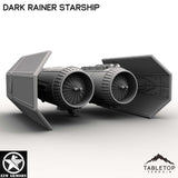 Tabletop Terrain Ship Dark Rainer Starship
