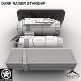 Tabletop Terrain Ship Dark Rainer Starship